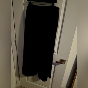 Cider Curve black culotte pants. Rubbed. Ankle pant style. 1x.